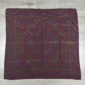 Loewe Silk Scarf Paisley Print Made in Italy Luxury Accessory